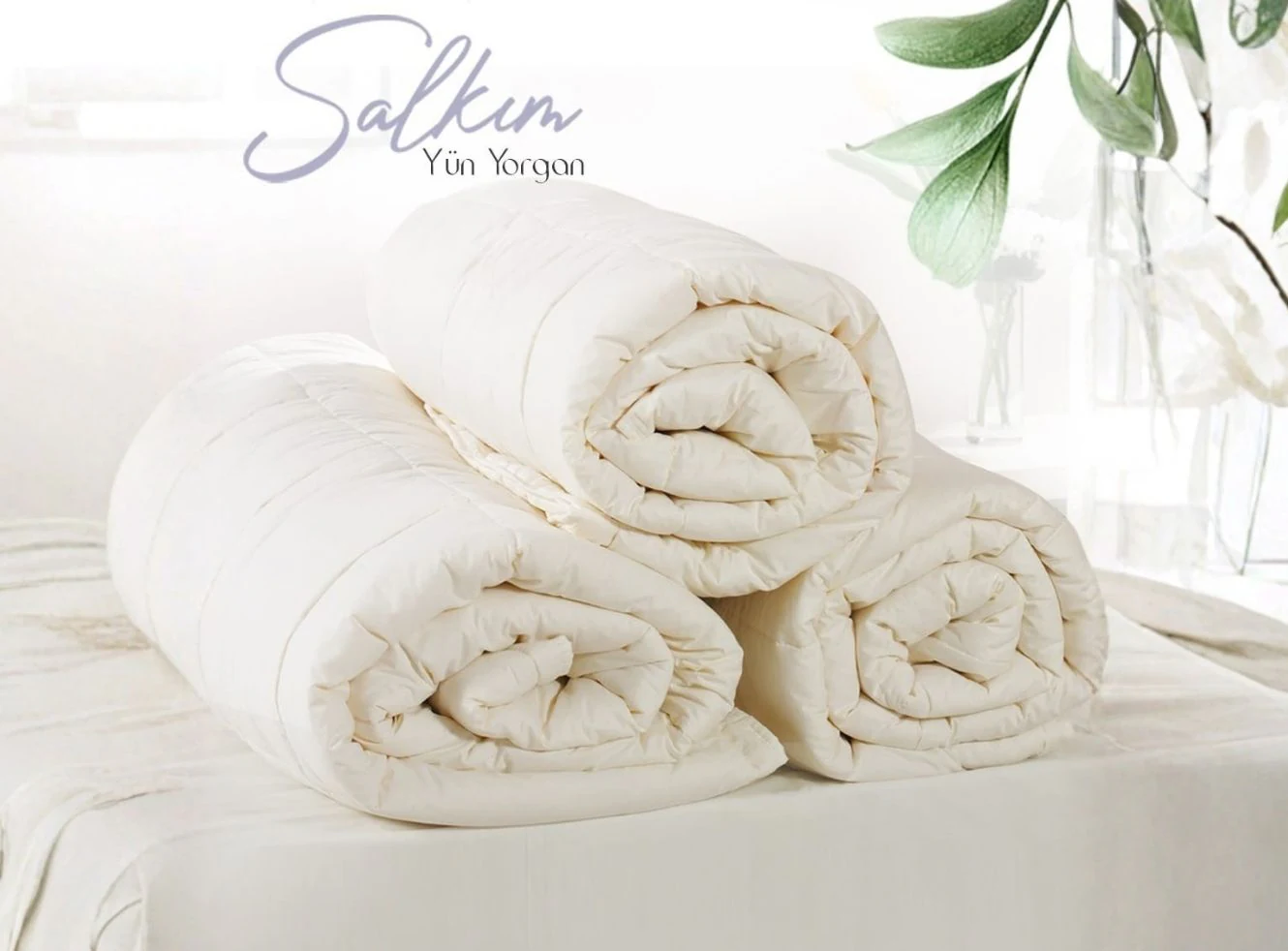 Salkım Yün Yorgan (Tek Kişilik)